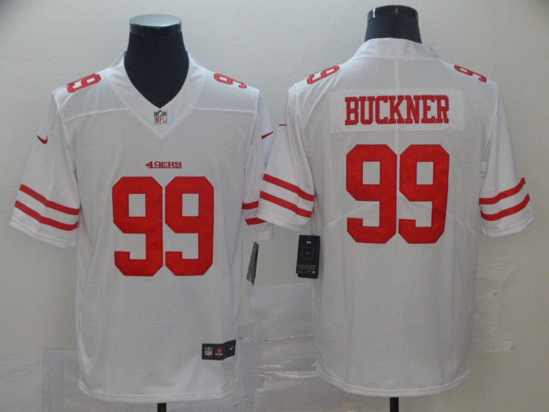Men San Francisco 49ers #99 Buckner White Nike Vapor Untouchable Limited Playe NFL Jerseys->san francisco 49ers->NFL Jersey